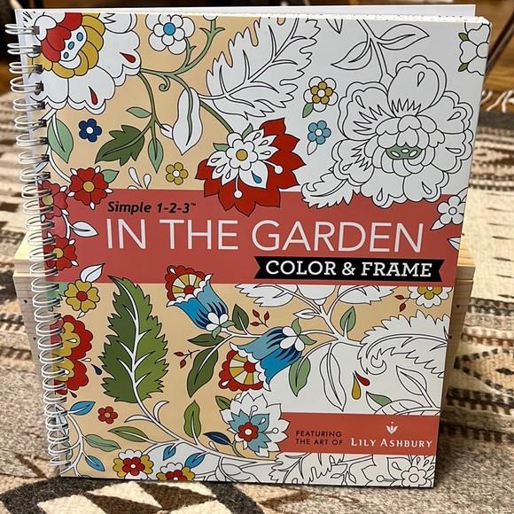 BOGO🌼Higher Price Prevails…In the Garden Color and Frame Coloring Book❣️ - Picture 1 of 5